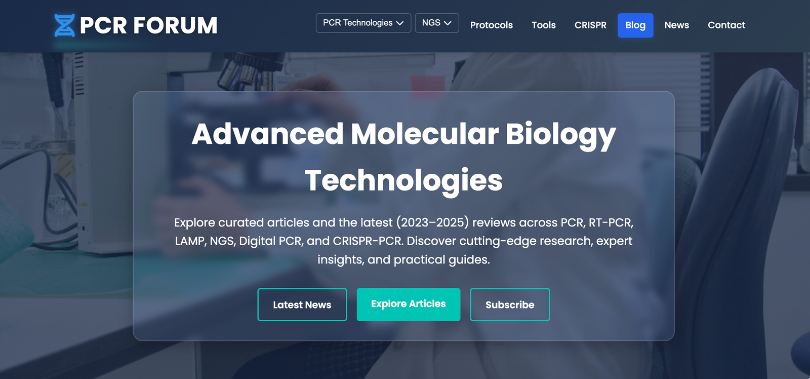 PCRForum.com screenshot