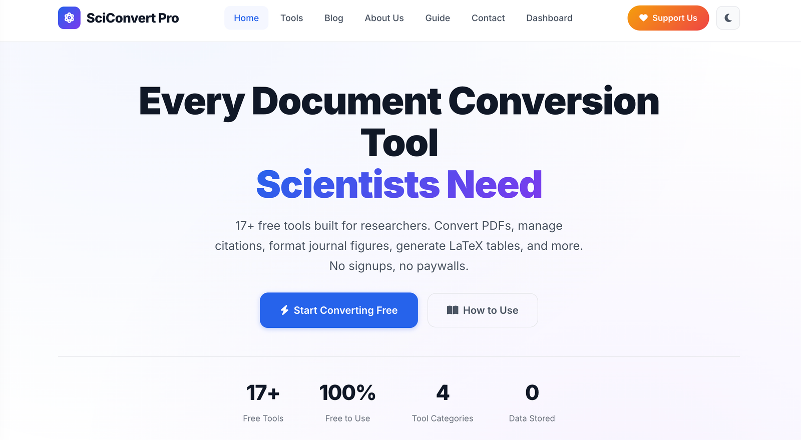 SciConvertPro.com screenshot